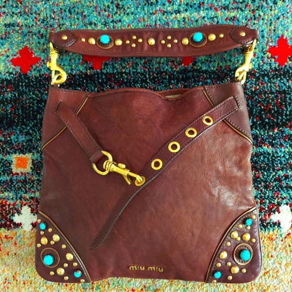 ✅️SOLD✅️Host Pick x2 MIU MIU/PRADA Leather Bag w/dust bag - Picture 6 of 17